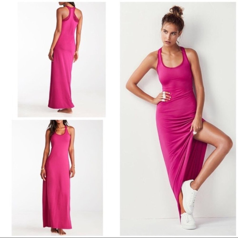 Fabletics Vibrant Pink Maxi Dress